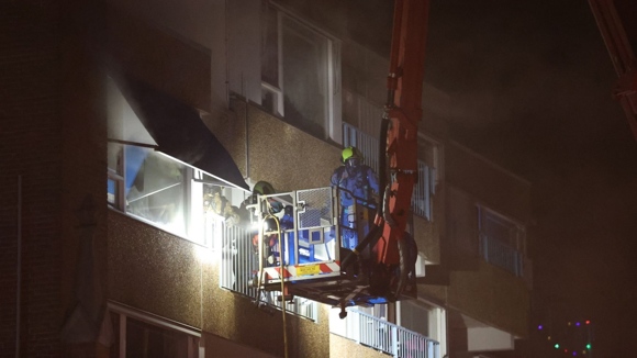 Brand nabij woonzorgcentrum Jonker Frans Brand nabij woonzorgcentrum Jonker Frans